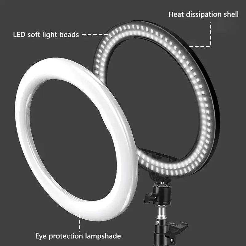 Das Vielseitige 26 cm Ringlicht für Perfekte Beleuchtung: Illuminieren Sie Ihre Kreativität - Raffiniertedinge Das Vielseitige 26 cm Ringlicht für Perfekte Beleuchtung: Illuminieren Sie Ihre Kreativität - Raffiniertedinge